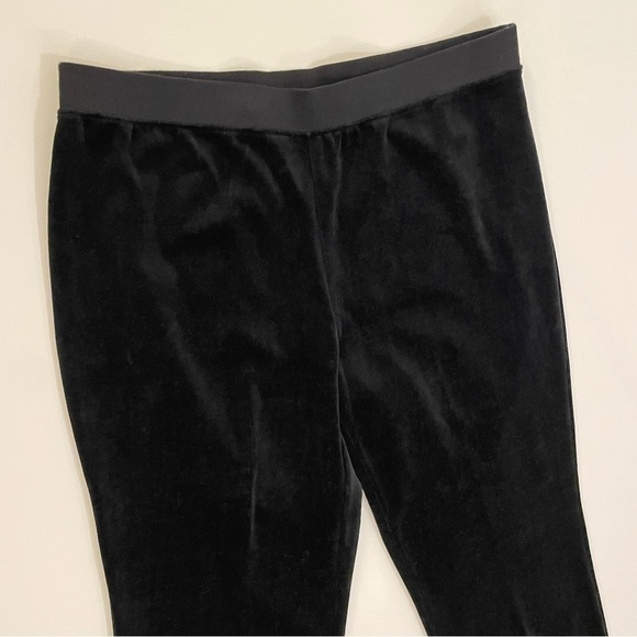 Ralph Lauren Velvet Wide Leg Track Pants - Picture 2 of 4